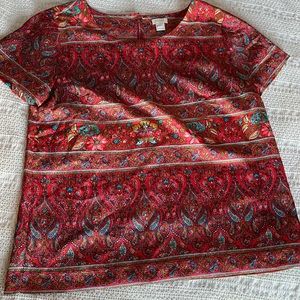 J. Crew Short Sleeve Blouse